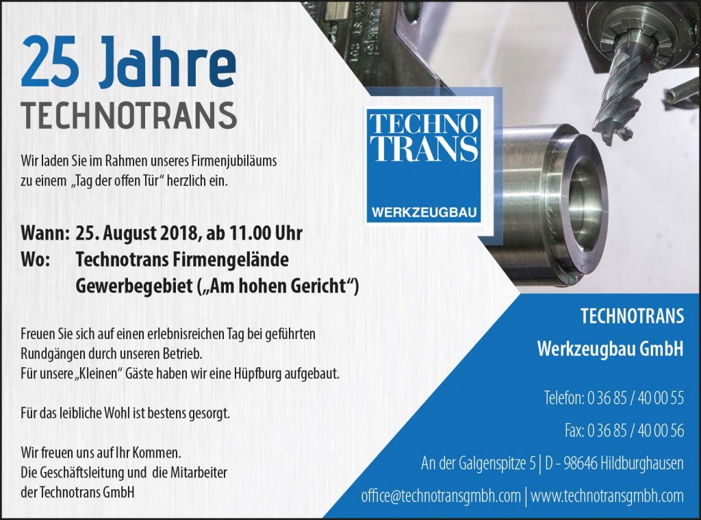 25 Jahre Technotrans