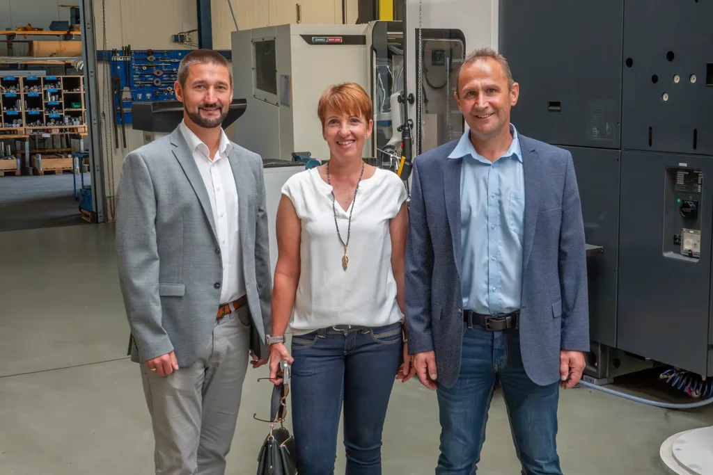 Patrick Hammerschmidt (links), Jasmin Kolar-Höfliger (mitte), René Liebermann (rechts) - alle lächeln in die Kamera