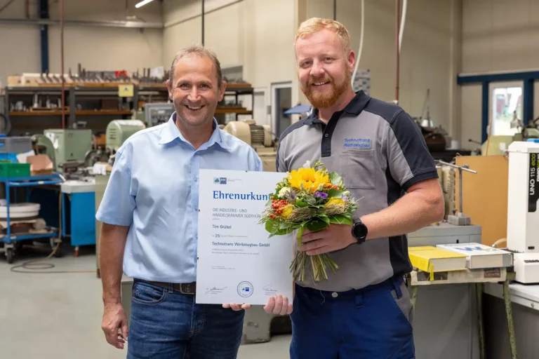 25-jähriges Mitarbeiterjubiläum